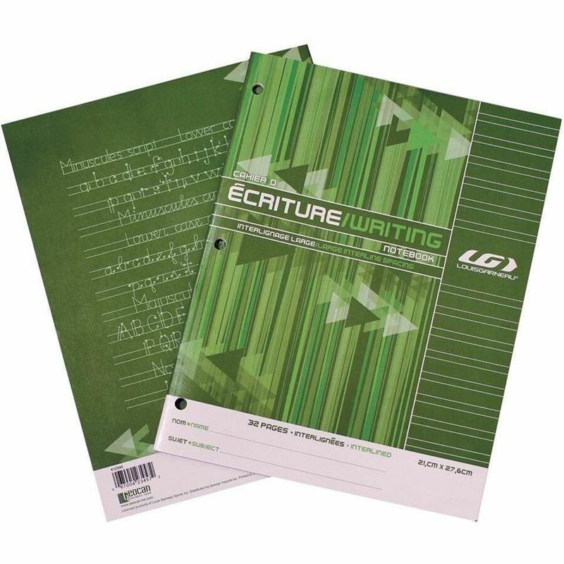 Image Cahier d'écriture