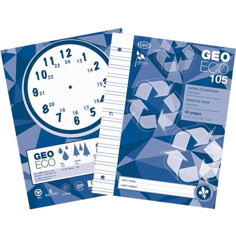 Image Cahier d'exercices GeoEco
