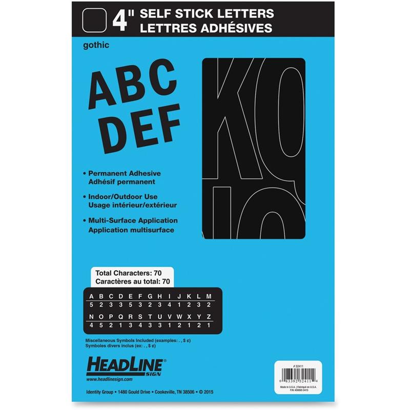 Image Lettres et chiffres en vinyle Geosign