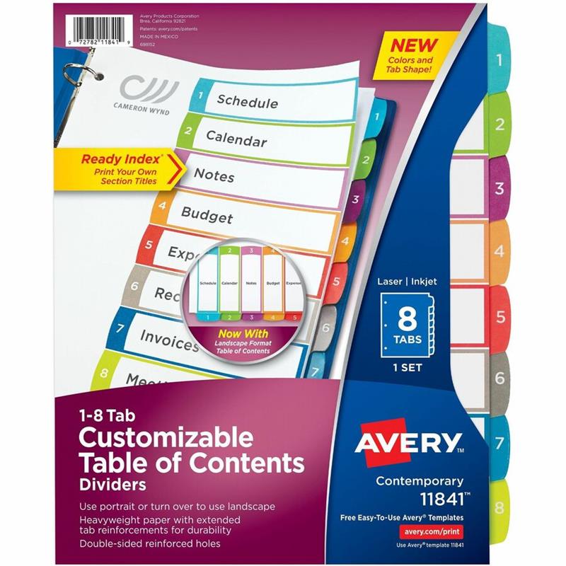 Image Ready Index® Dividers