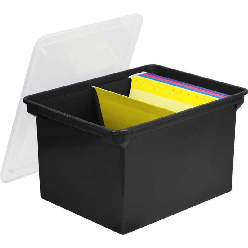 Image Boîte de rangement empilable en plastique