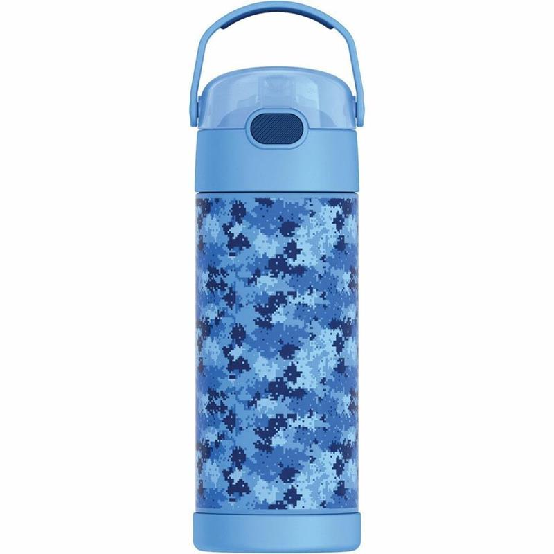 Image Bouteille d'eau FUNtainer® avec paille Thermos