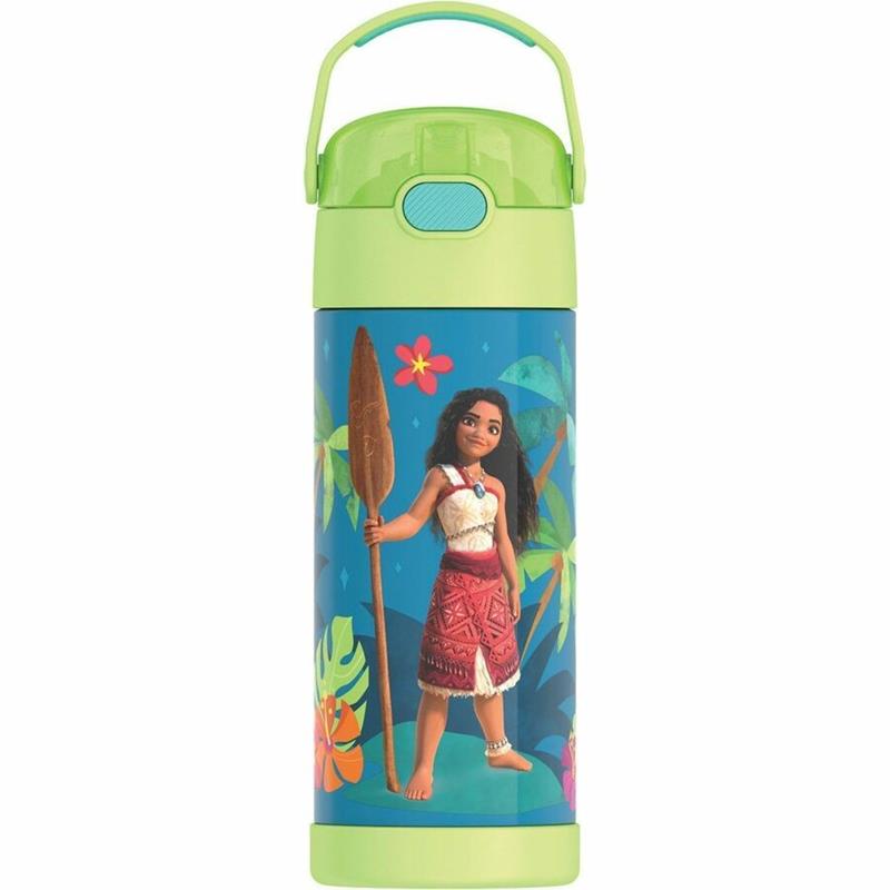 Image Bouteille d'eau FUNtainer® avec paille Thermos