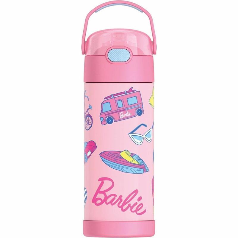 Image Bouteille d'eau FUNtainer® avec paille Thermos