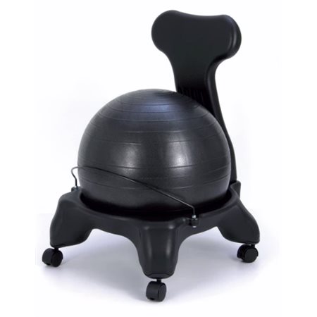Ballon-chaise enfant / adulte ast. 8+ noir